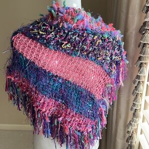 SPECTACULAR Kid (& Mommy—see closet for matching Mom poncho) Designer Made!